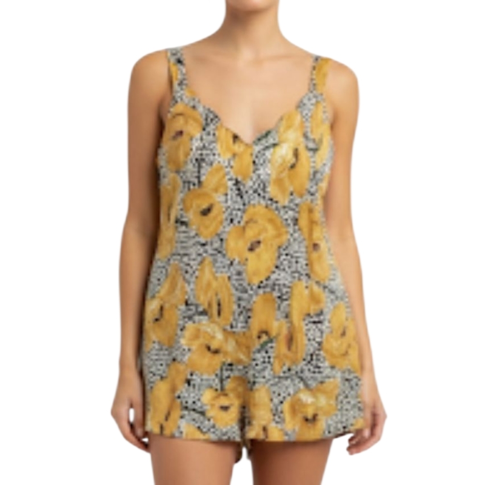 Patricia Field Yellow and Black Chemise